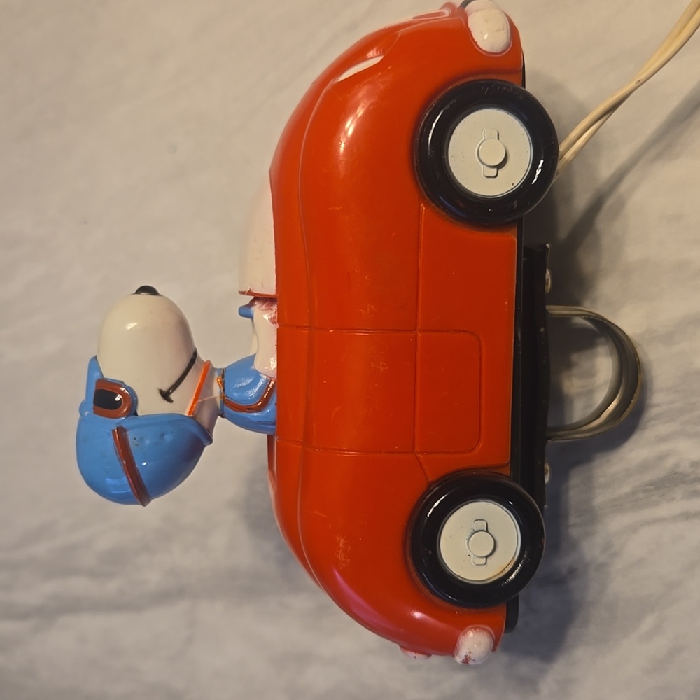 Vintage Snoopy Race Car Bicycle Horn